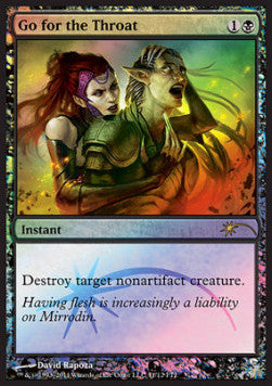 Go for the Throat FNM- Rare Excellent Englisch Foil