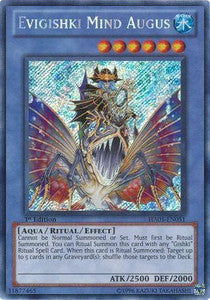 Evgishki-Geist-Augus HA05-051 Secret Rare Poor Deutsch 1. Auflage