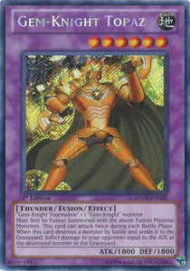 Edelstein-Ritter Topas HA05-021 Secret Rare Good Deutsch 1. Auflage