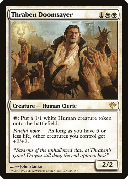 Thraben Doomsayer DKA-25 Rare Good Englisch