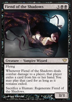 Fiend of the Shadows DKA-62 Rare Played Spanisch