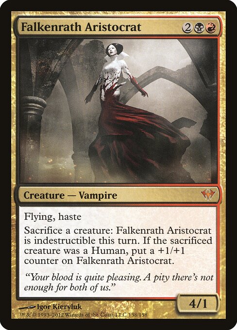 Aristokratin aus Falkenrath DKA-138 Mythic Good Englisch