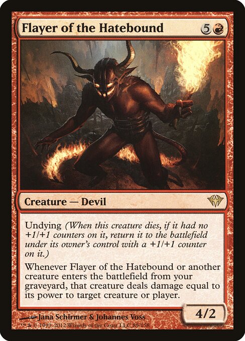 Flayer of the Hatebound DKA-89 Rare Excellent Englisch Foil