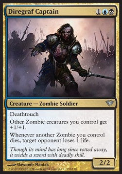 Düstergrab-Hauptmann DKA-135 Uncommon Light Played Deutsch