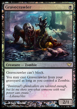 Gravecrawler BABP- Rare Light Played Englisch Foil