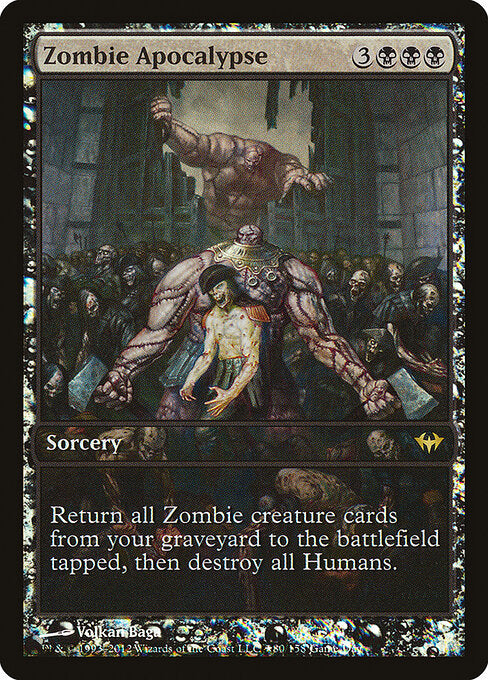 Zombie-Apokalypse GDP- Rare Played Englisch Foil