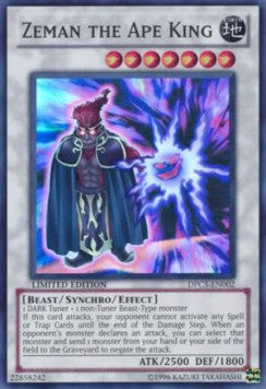 Zeman der Affenkönig DPC5-002 Super Rare Light Played Deutsch
