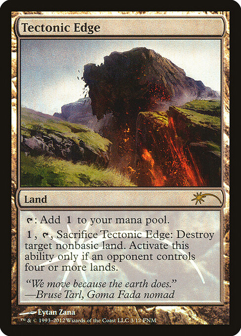 Tektonische Kante FNM- Rare Light Played Deutsch Foil