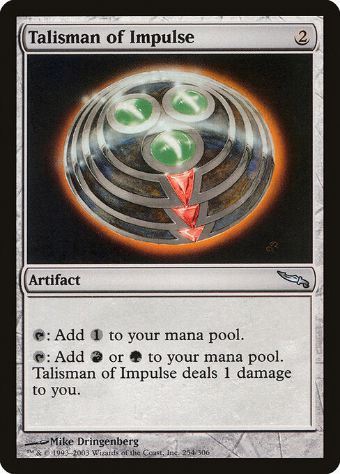 Talisman of Impulse MRD-254 Uncommon Good Englisch