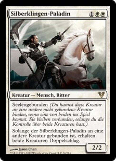 Silberklingen-Paladin AVR-36 Rare Light Played Deutsch