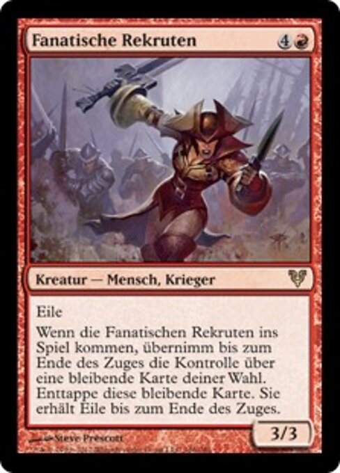 Fanatische Rekruten AVR-166 Rare Light Played Deutsch