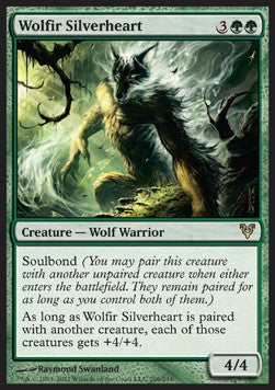 Wolfir Silverheart AVR-206 Rare Played Englisch Foil