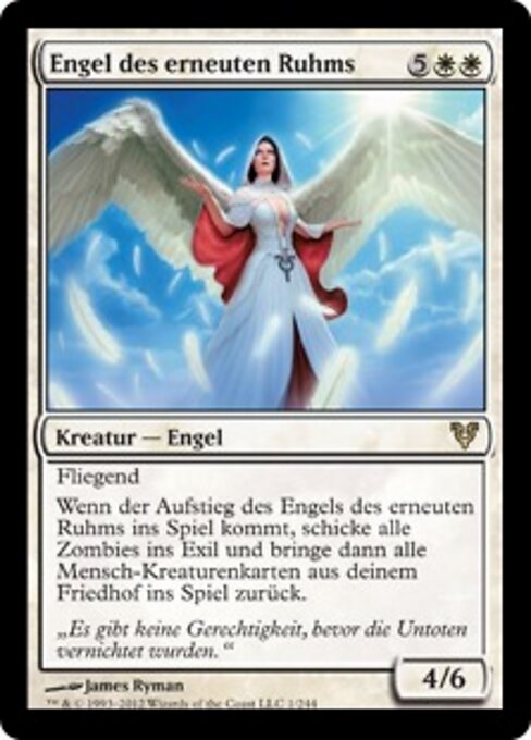 Engel des erneuten Ruhms AVR-1 Rare Light Played Deutsch