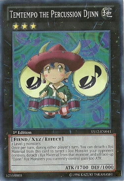 Temtempo der Trommel-Dschinn YS12-041 Super Rare Excellent Deutsch 1. Auflage
