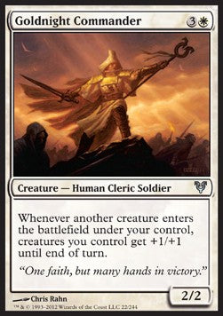 Goldnacht-Kommandant AVR-22 Uncommon Excellent Deutsch Foil