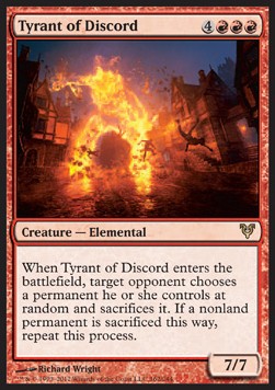 Tyrant of Discord AVR-162 Rare Good Englisch