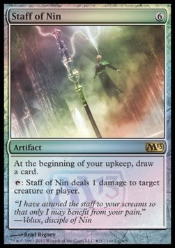 Nins Stab REL- Rare Light Played Deutsch Foil