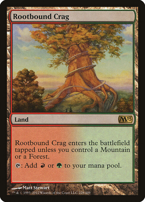 Rootbound Crag M13-228 Rare Light Played Englisch