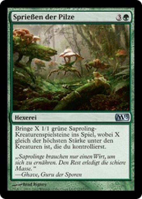 Sprießen der Pilze M13-173 Uncommon Good Deutsch