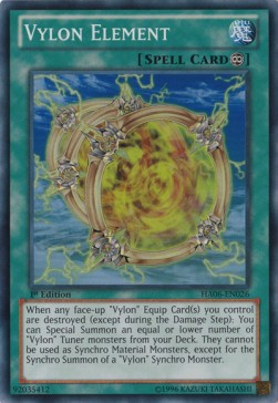 Vylon-Element HA06-026 Super Rare Light Played Deutsch 1. Auflage
