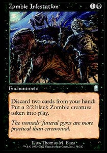 Zombie Infestation ODY-170 Uncommon Played Englisch