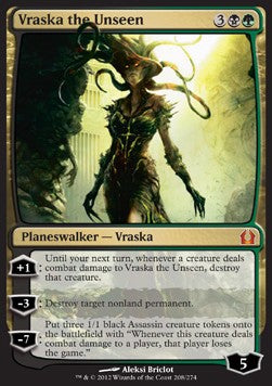 Vraska the Unseen RTR-208 Mythic Excellent Englisch