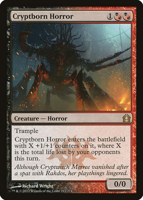 Cryptborn Horror RTR-212 Rare Near Mint Englisch