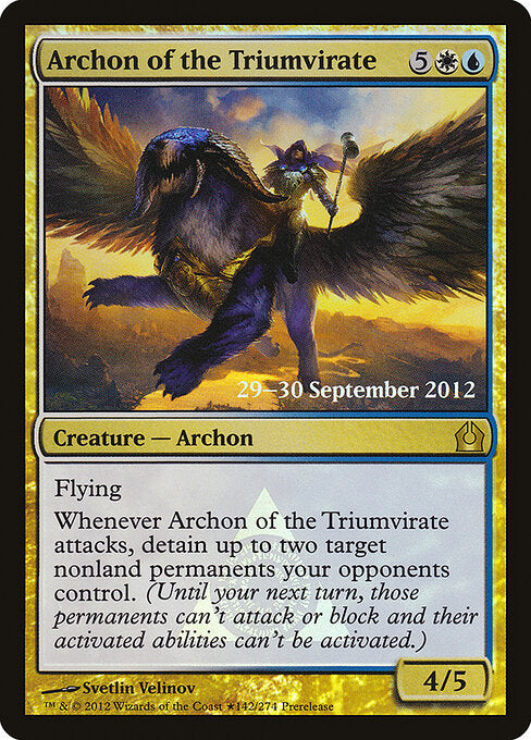 Archon des Triumvirats GDC- Rare Light Played Deutsch Foil