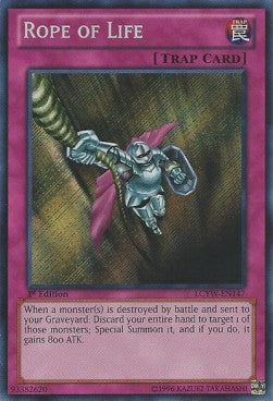 Rettungsleine LCYW-DE147 Secret Rare Good Deutsch 1. Auflage