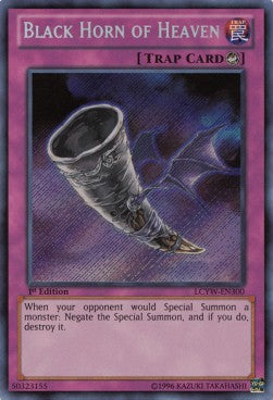 Black Horn of Heaven LCYW-EN300 Secret Rare Good Englisch