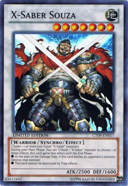 X-Saber Souza CT09-017 Super Rare Excellent Englisch