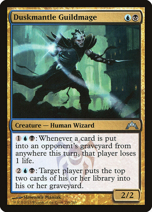 Duskmantle Guildmage GTC-158 Uncommon Light Played Englisch