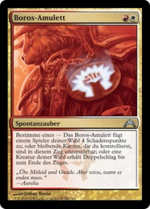 Boros-Amulett GTC-148 Uncommon Excellent Deutsch