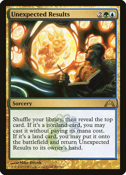 Unexpected Results GTC-203 Rare Excellent Englisch Foil