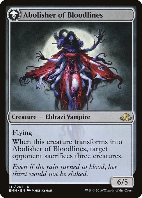 Voldaren Pariah // Abolisher of Bloodlines - Back Face
