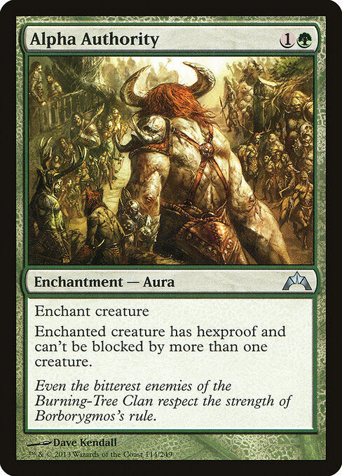 Alpha Authority GTC-114 Uncommon Good Englisch
