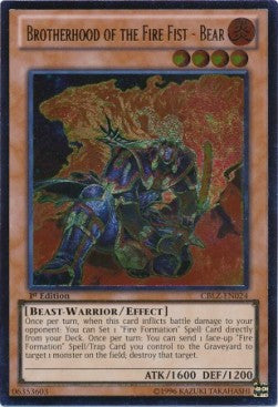 Bruderschaft der Feuerfaust - Bär CBLZ-DE024 Ultimate Rare Near Mint Deutsch 1. Auflage