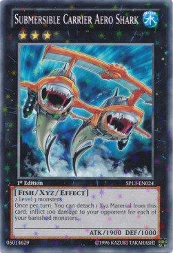 Tauchfähiger Aero-Hai-Träger (V.2) SP13-024 Starfoil Rare Excellent Deutsch
