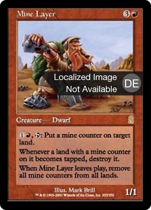 Minenleger ODY-205 Rare Light Played Deutsch