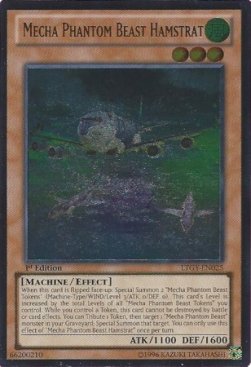 Mecha-Phantomungeheuer Hamstratte LTGY-DE025 Ultimate Rare Played Deutsch