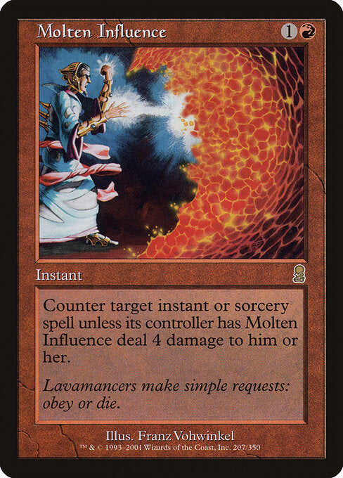 Molten Influence ODY-207 Rare Played Englisch
