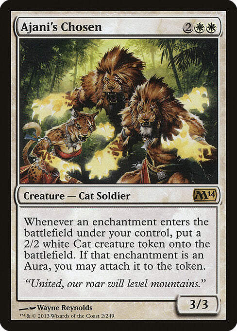 Ajanis Auserwählte M14-2 Rare Excellent Englisch Foil