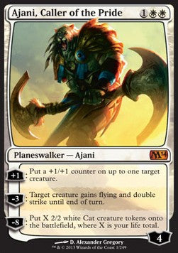 Ajani der Rudelrufer M14-1 Mythic Good Englisch