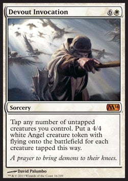 Devout Invocation M14-16 Mythic Light Played Englisch