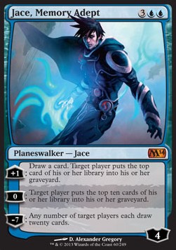 Jace, Meister der Erinnerung M14-60 Mythic Excellent Deutsch