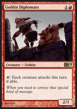 Goblin-Diplomaten M14-141 Rare Played Deutsch