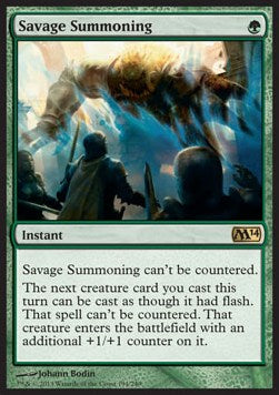 Savage Summoning M14-194 Rare Excellent Englisch