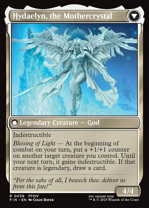 Venat, Heart of Hydaelyn // Hydaelyn, the Mothercrystal - Back Face