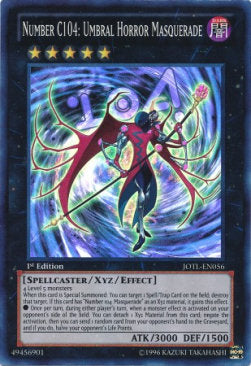 Nummer C104: Schattenhorror Maskerade JOTL-DE056 Super Rare Light Played Deutsch 1. Auflage