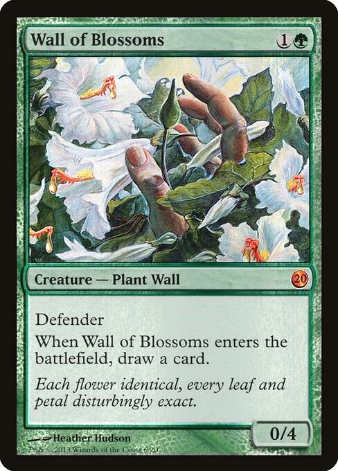 Blütenmauer V13-6 Mythic Light Played Englisch Foil
